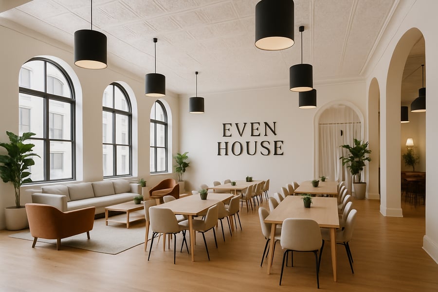 Elegant coworking and event space at Even House