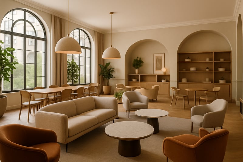 Elegant coworking and social space at Even House